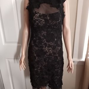Black lace dress